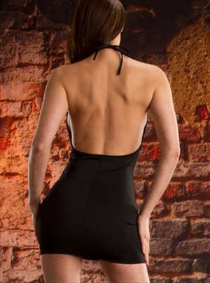 Matte Halter Dress 2