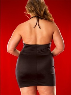 Plus Size Halter Dress 2