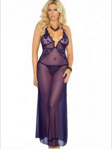 Plus 
					Size Lingerie Gowns